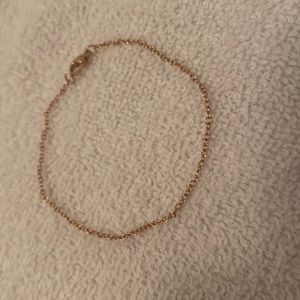 dainty gold bracelet custom made